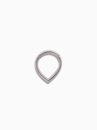 Teardrop Hinged Ring S 16G WG