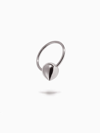 Giant Teardrop 'Captive' Ring S WG