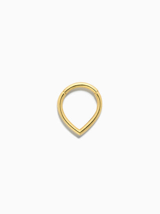 Teardrop Hinged Ring S 16G YG