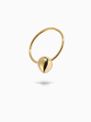 Giant Teardrop 'Captive' Ring L YG