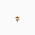 Stud Diamond L Cognac