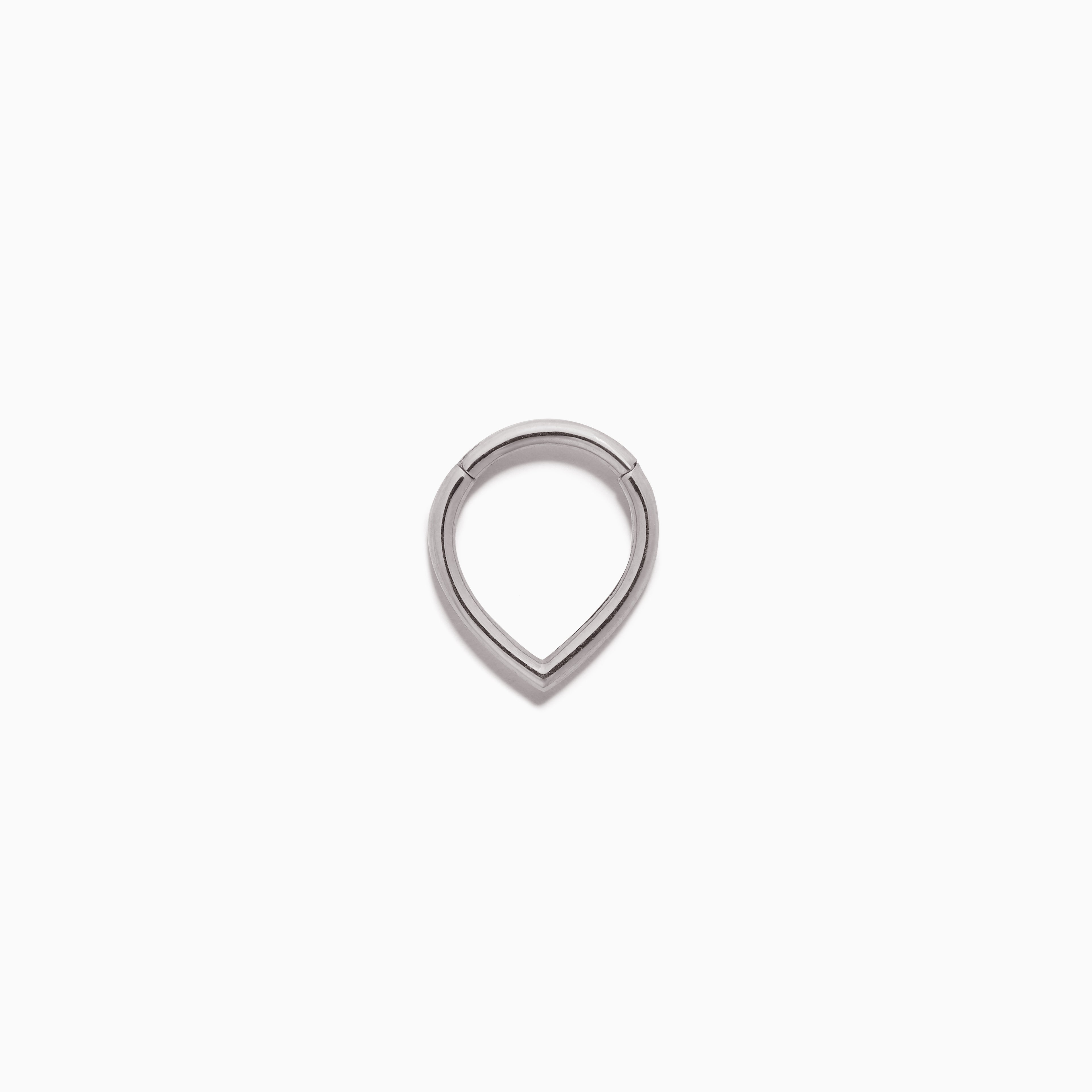 Teardrop Hinged Ring S 16G WG