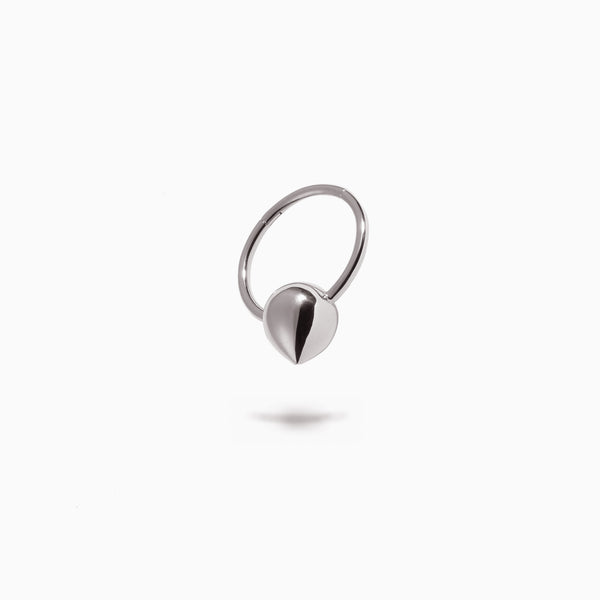 Giant Teardrop 'Captive' Ring S WG