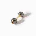 Studded Pearl Barbell S Black
