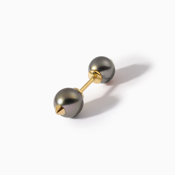 Studded Pearl Barbell S Black