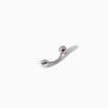 Teardrop Curved Barbell S WG