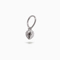 Teardrop Studded Teardrop Hanger Hoop WG