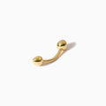 Teardrop Curved Bellybutton Barbell M YG