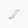 Stud Diamond Industrial Barbell S Champagne