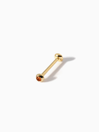 Stud Diamond Nipple Barbell S Cognac