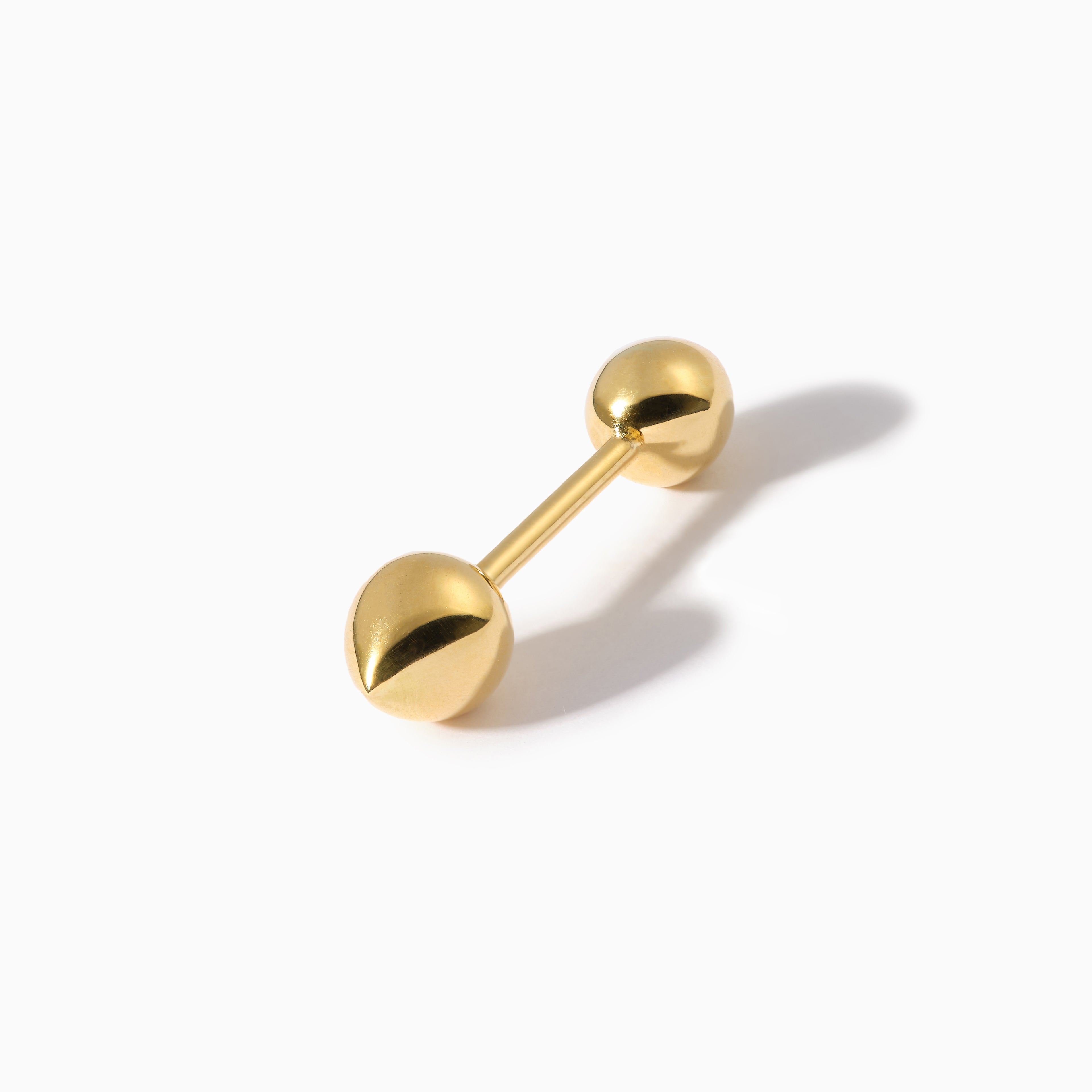 Teardrop Nipple Barbell L YG