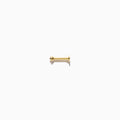 Starman Flatback Barbell Champagne Bezel Set