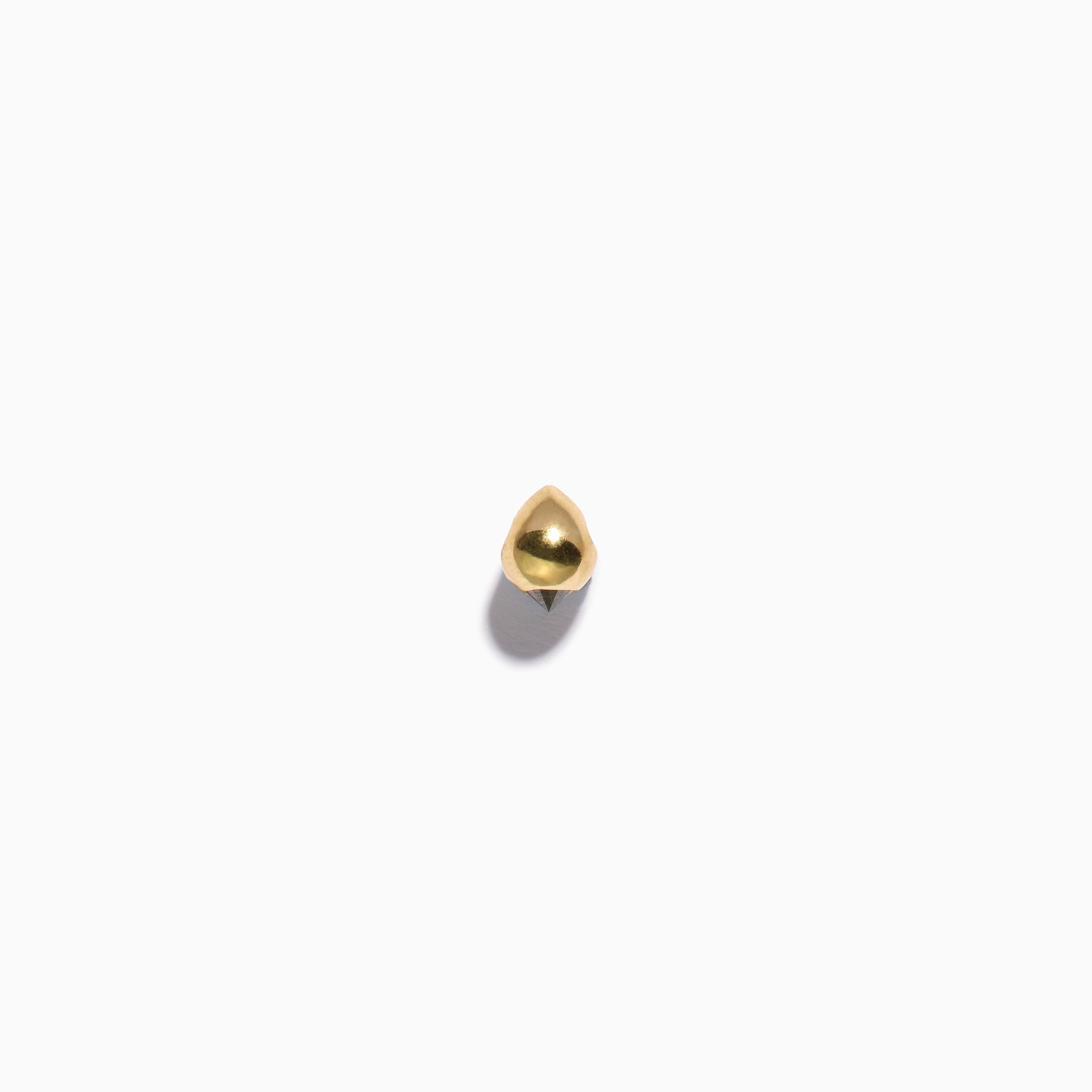 Studded Teardrop Captive L Cognac