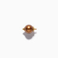 Studded Pearl End S Brown