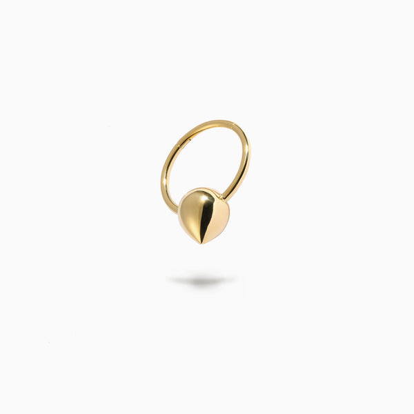 Giant Teardrop 'Captive' Ring S YG
