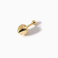 Studded + Simple Teardrop Barbell XL+M YG